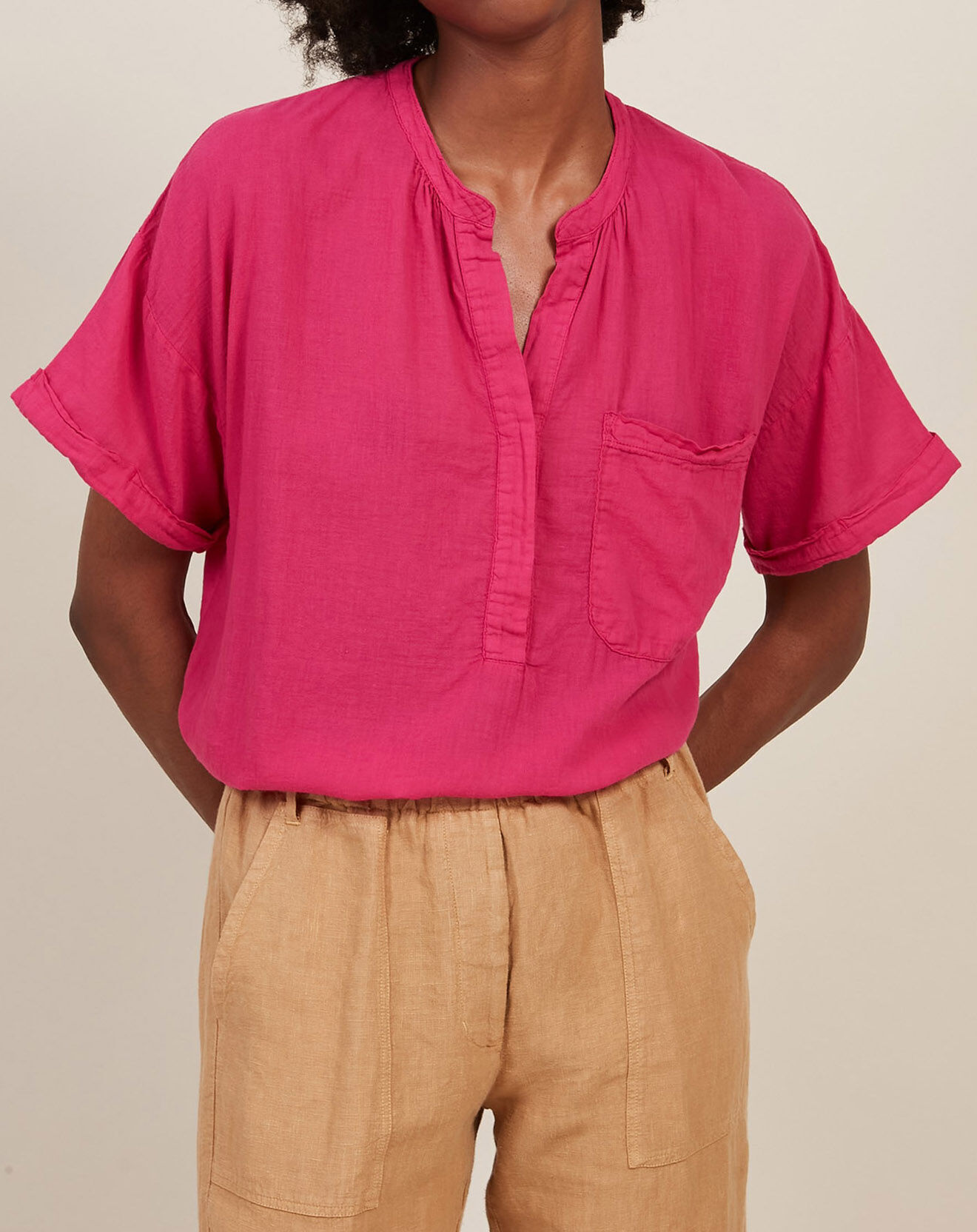 Hartford Blouse Tugay fushia
