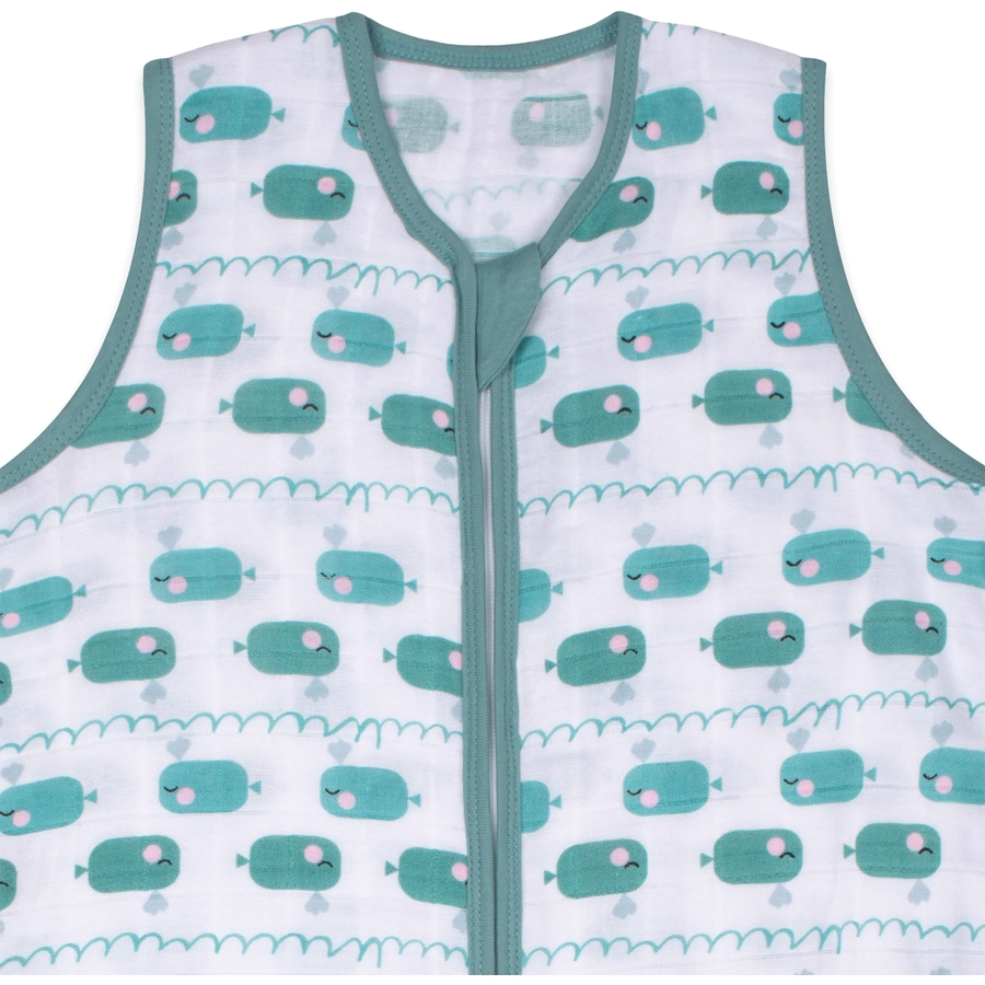emma & noah Schlafsack Wal Blau 0.5