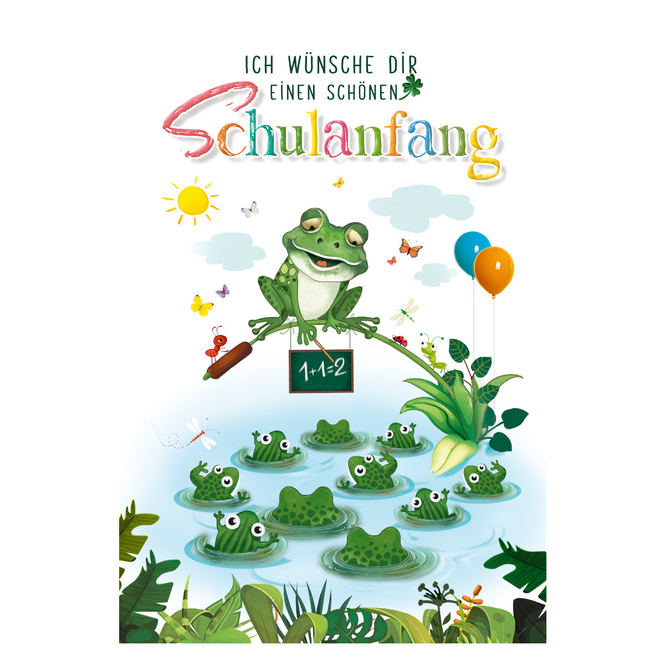 Schulanfangskarte - 1 Stück