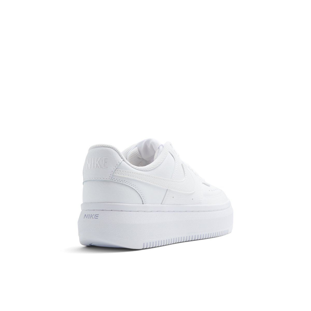 NIKE-Court vsn al-Baskets - Talon plat - Blanc