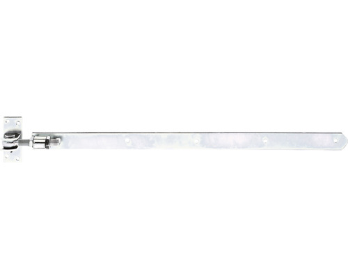 Verstelbaar recht scharnier 660 x 40 mm, verzinkt, diklaag gepassiveerd