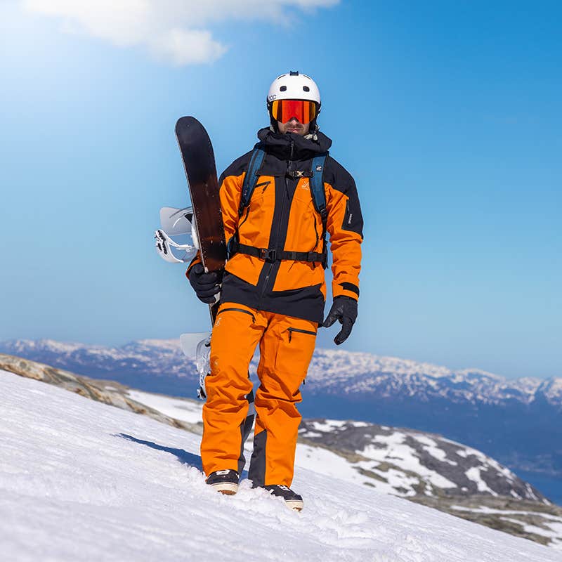 Atlas 3L Ski Jacket Herre Hawaiian Sunset/Black