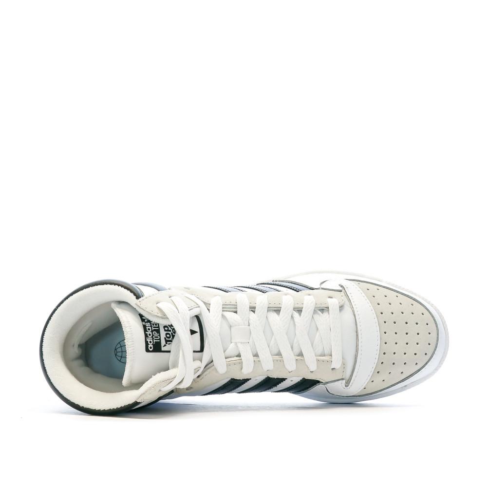 Adidas Baskets Blanche/Gris Homme Adidas Top Ten