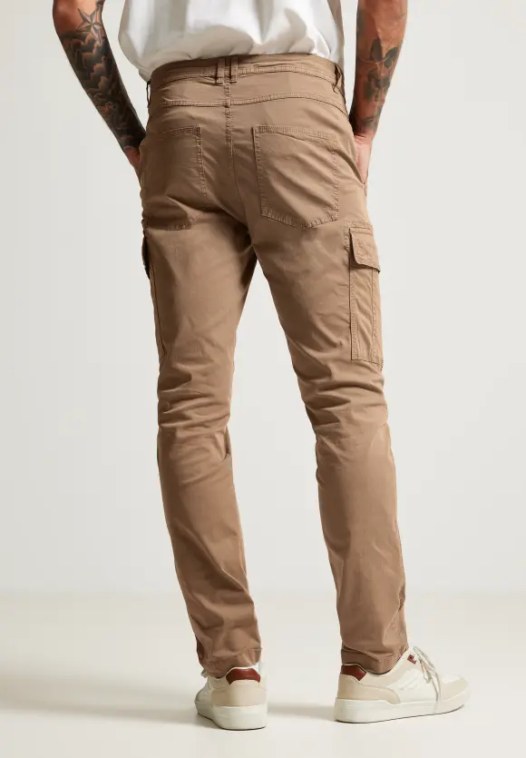 Regular Fit Cargohose - cappuccino beige