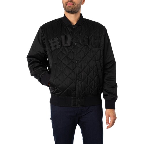 BOSS - Chaqueta Bomber Boru Negro