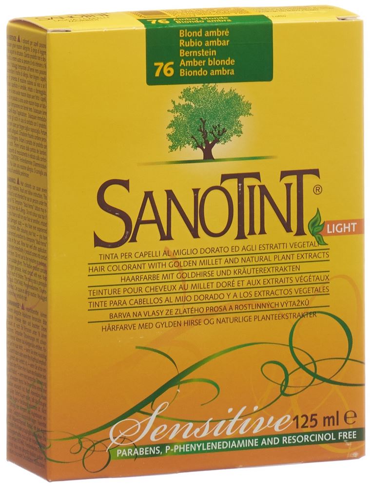 SANOTINT Sensitive Light Haarfarbe 76 bernstein 1 Stk