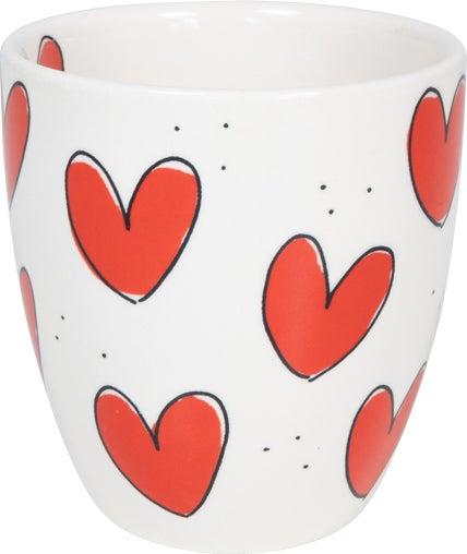 Blond Amsterdam minimok Blond Love uni hearts rood / wit 0,2 L