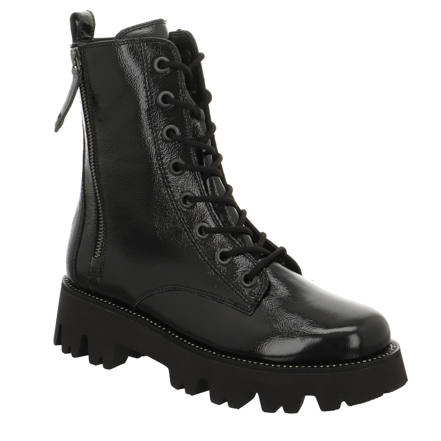 Schnürboots schwarz