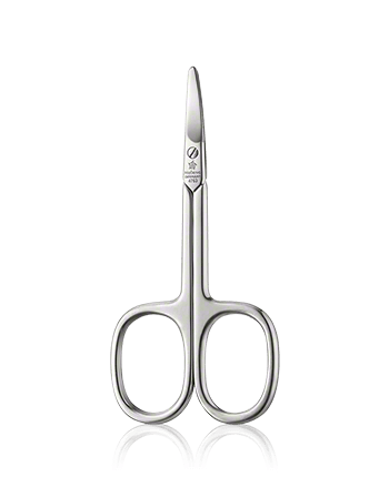 Pfeilring Scheren Babyschere, vernickelt 9cm
