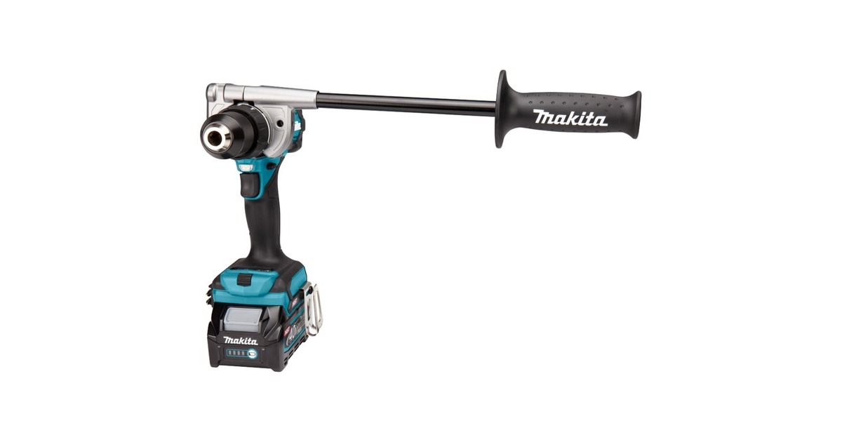 Makita40 V Max Boor-/schroefmachine XGT DF001GD201 schroeftol  (Blauw/zwart, Mbox, oplader en 2 accu's (2,5 Ah) inbegrepen)