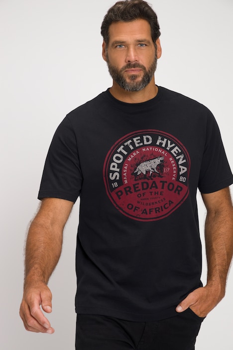 T-Shirt, Halbarm, Spotted Hyena Print