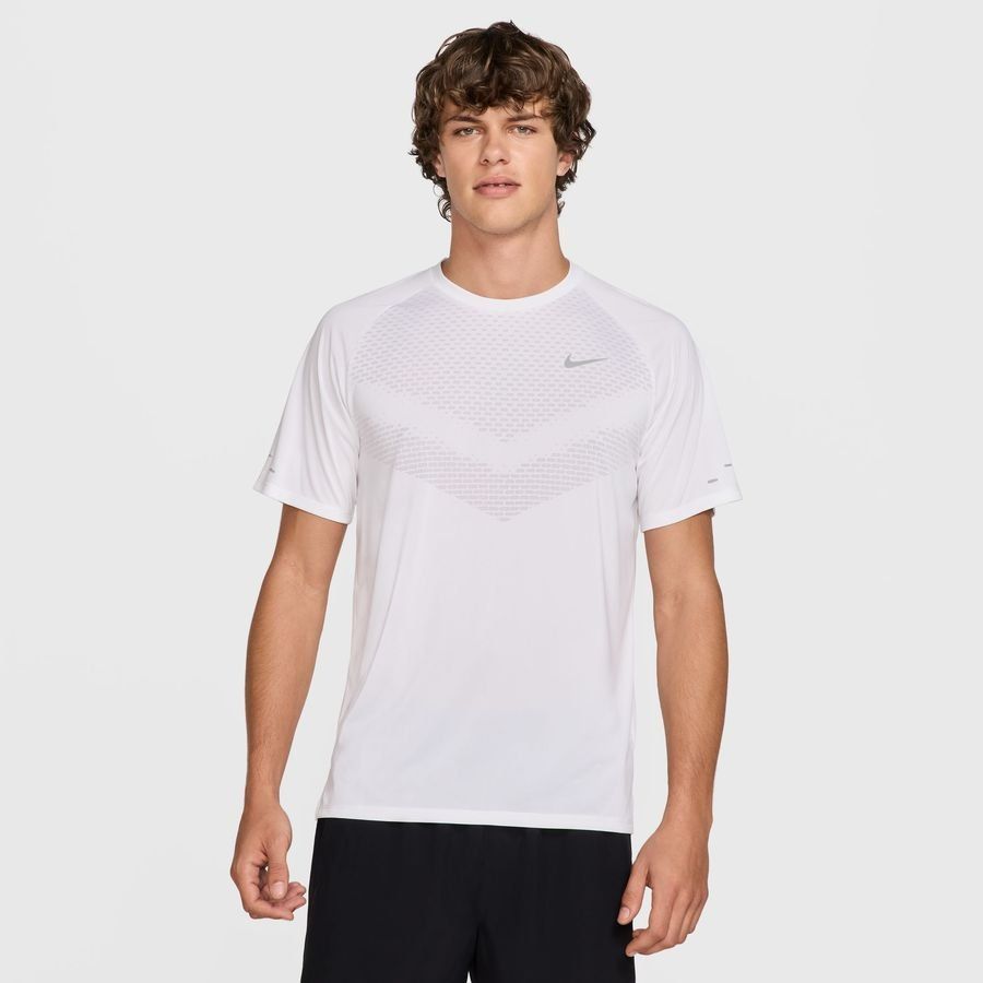 Nike T-shirt Running Dri-FIT ADV Stride - Blanc/Argenté