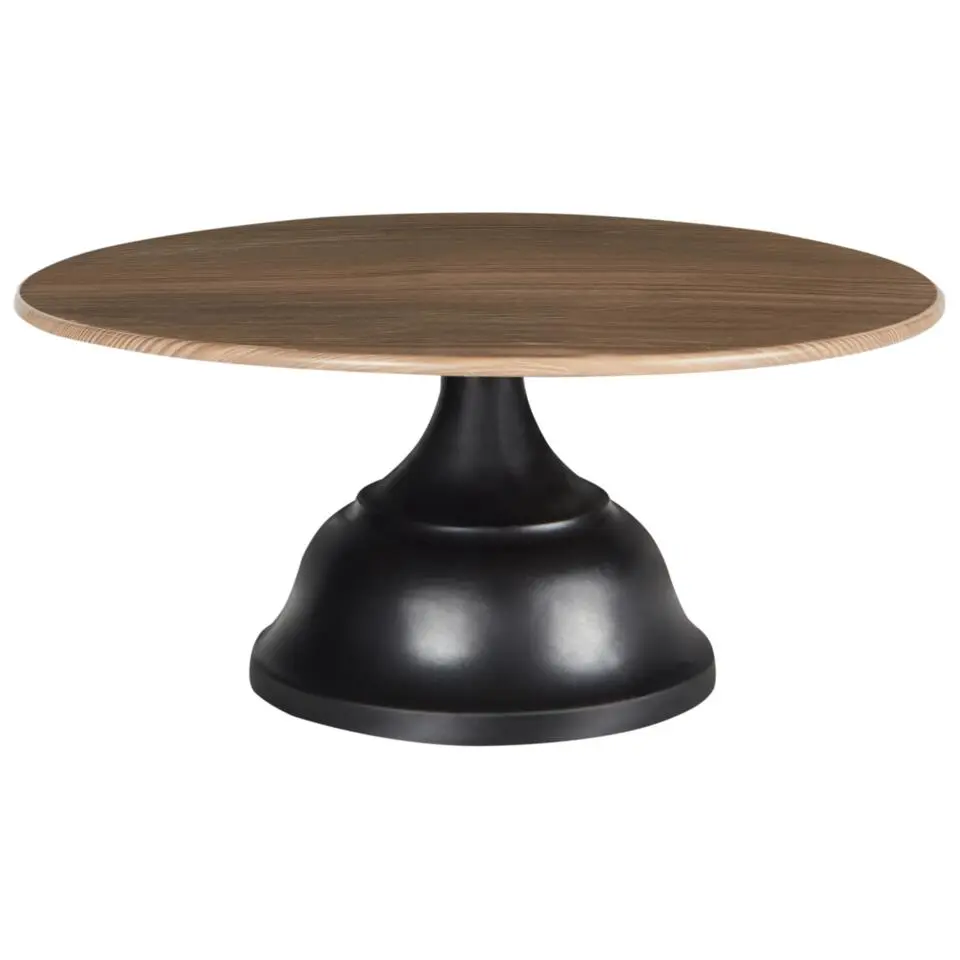 BRIOCHE - Gebaksstandaard - Zwart/Licht hout - IJzer/Hout