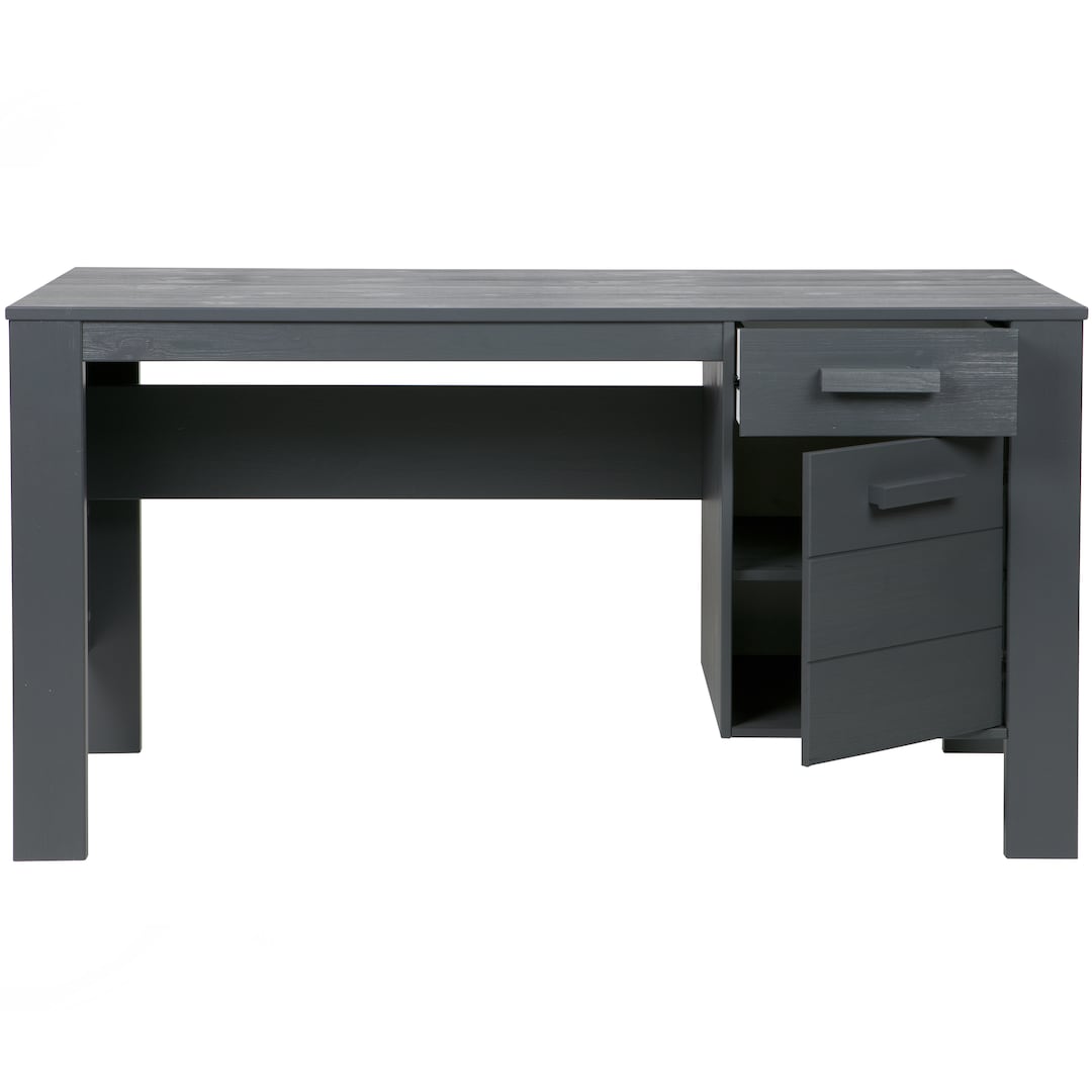 Schreibtisch DENNIS 141 x 74 cm dunkelgrau