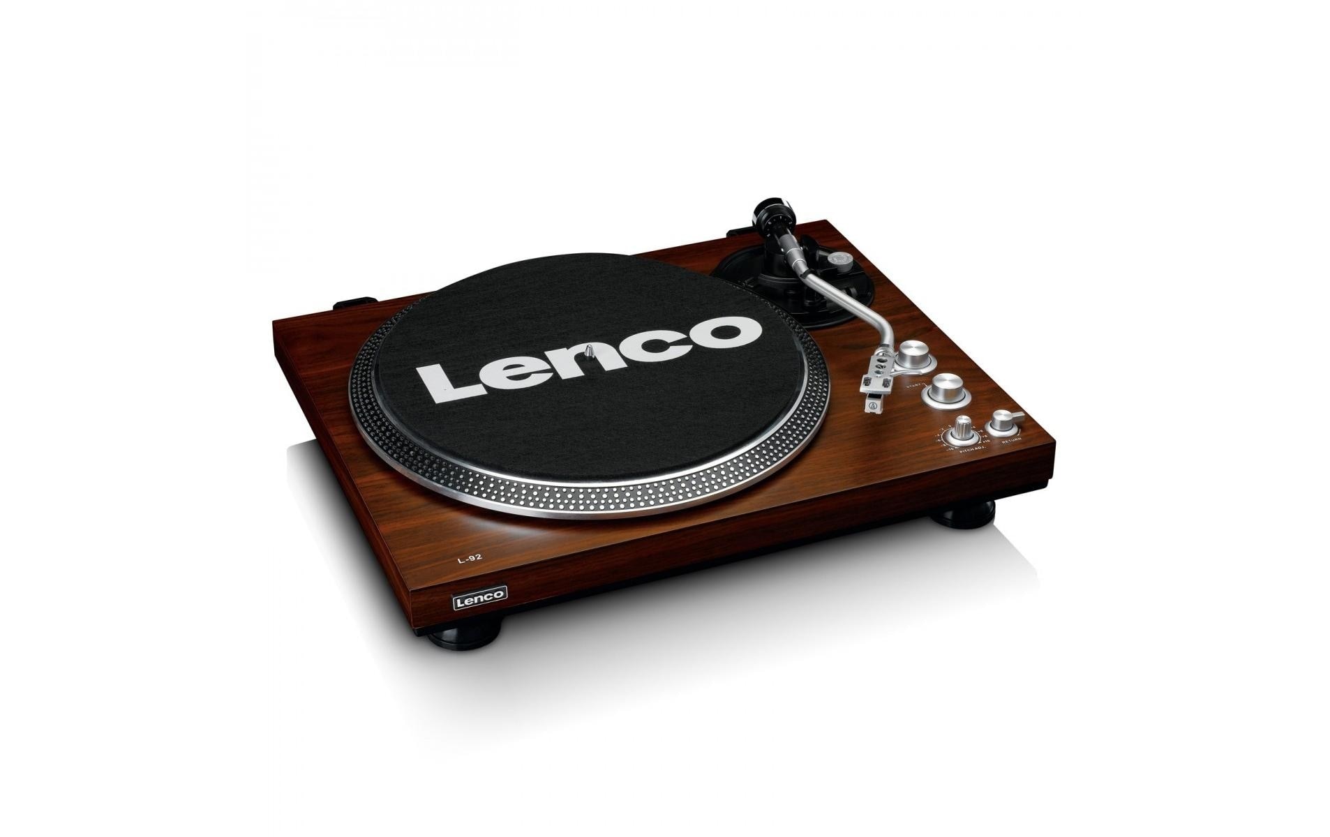 Lenco Plattenspieler »L-92, Walnuss«