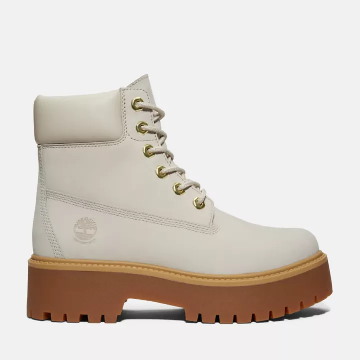 6-inch Boot Timberland Heritage Stone Street pour femme en blanc