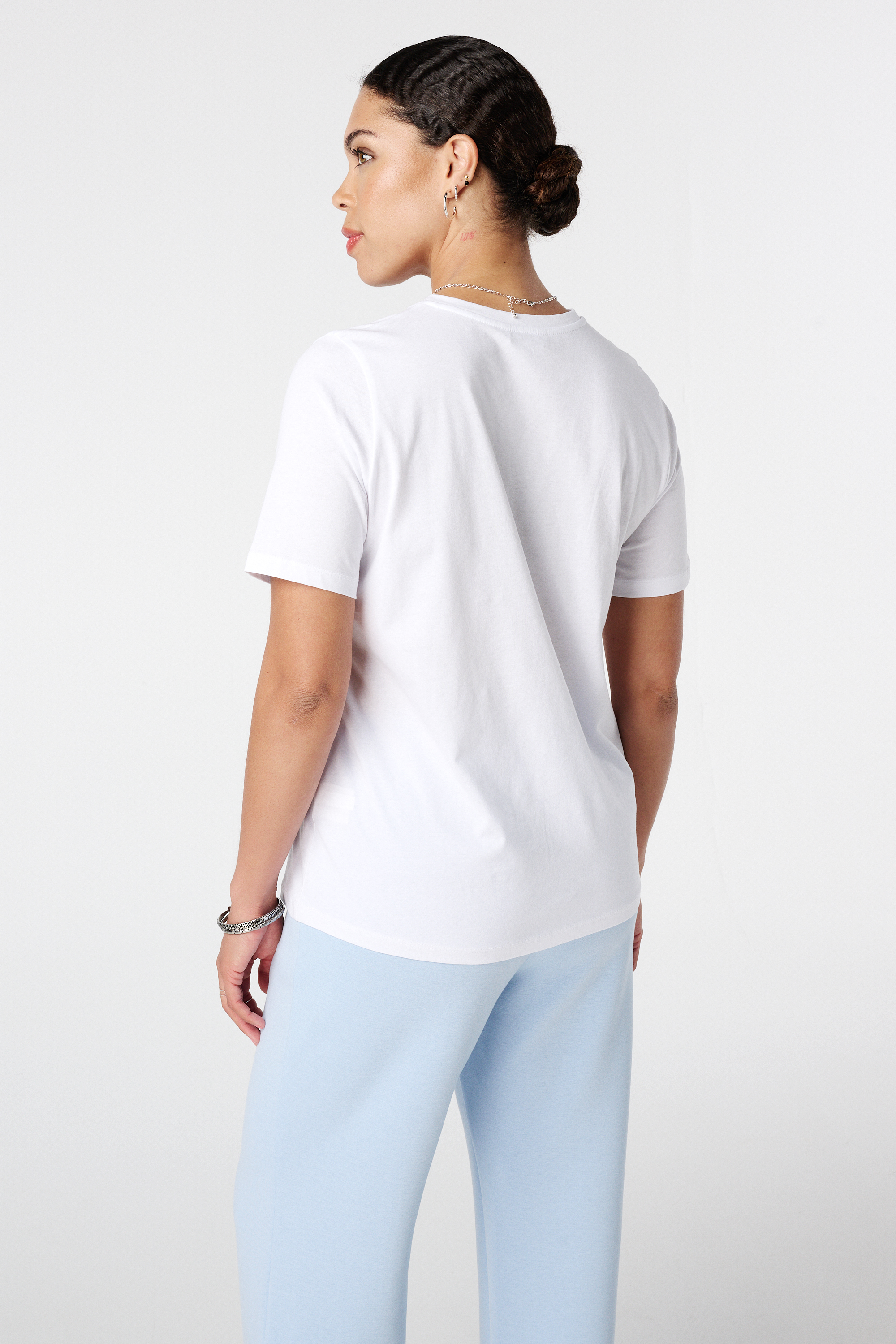 T-shirt met tekst Wit