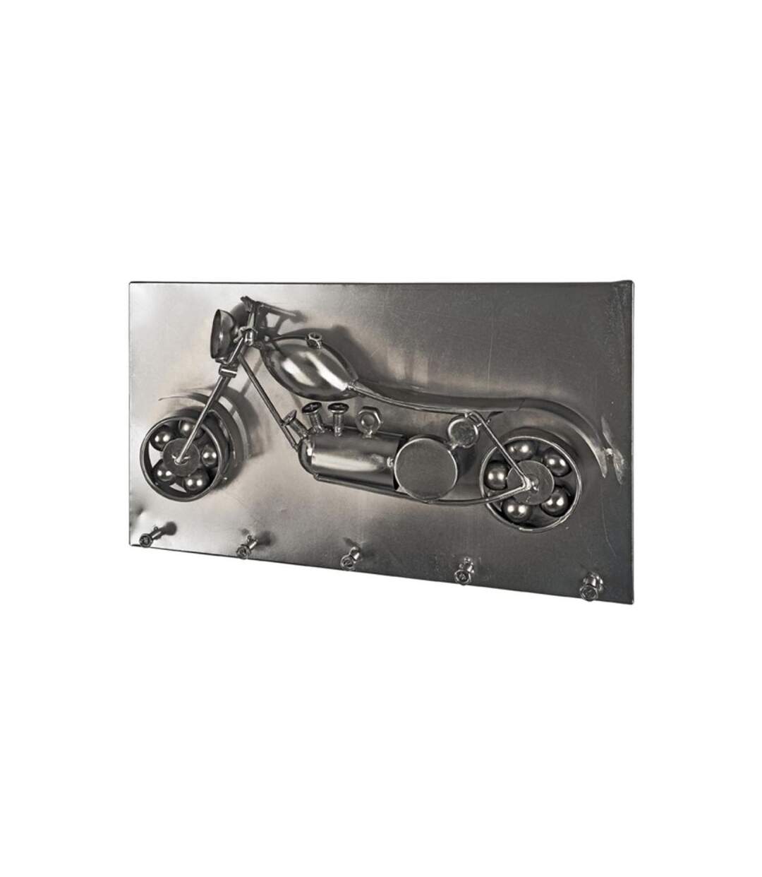 Paris Prix - Patère Murale Vintage chopper 35cm Argent