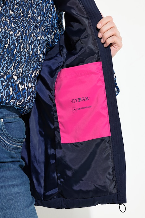 Steppweste, Stehkragen, Zipptaschen, ärmellos