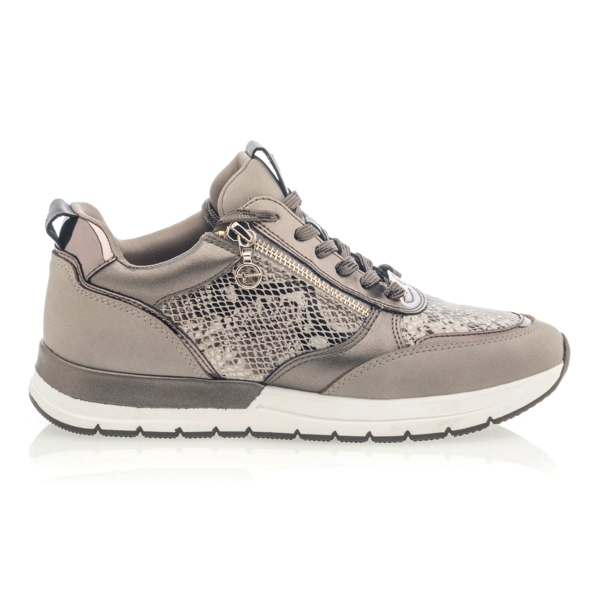 Baskets basses Femme taupe
