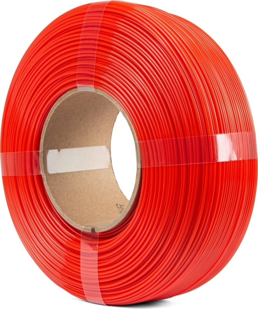 The Filament  ReFill PETG Lite Red, 1,75 mm / 1000 g    Technisches PETG ohne Spule für zuverlässige Alltagseinsätze in Red