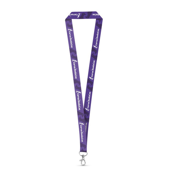 hi!dea 94974 - Tour de cou pour sublimation en polyester recyclé (100% rPET) avec mousqueton