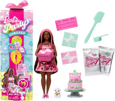 Barbie Party Unboxed Dukke 2