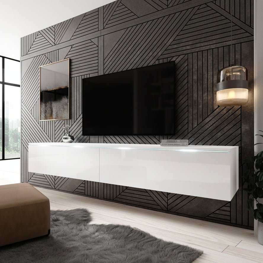 Dixon - TV-Meubel - Wit - 180 cm