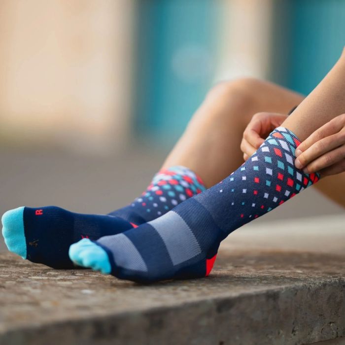 Incylence Unisex Strømper Running Crystals Socks Blå