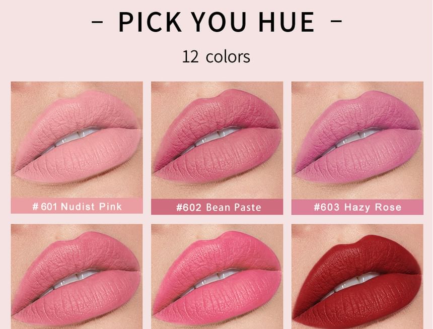HANDAIYAN - Ice Cube Matte Lipstick - 12 kleuren