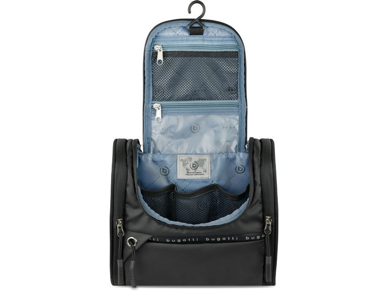 Bugatti Necessaire Blanc DeLight 24.5 cm, Schwarz Kulturtasche