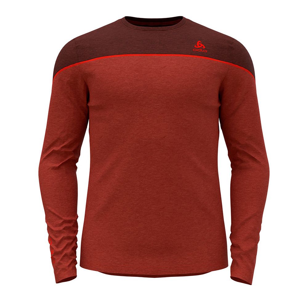 Odlo REVELSTOKE PW 150 - Sous-couche Homme ketchup melange - red maple
