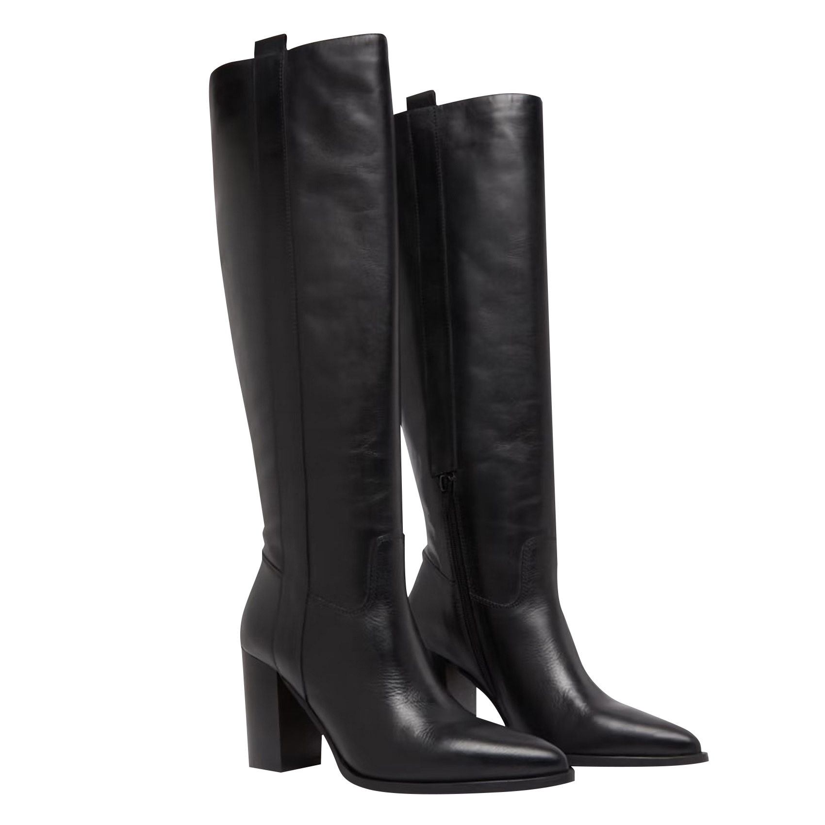 PECHE - Bottes en cuir | Noir
