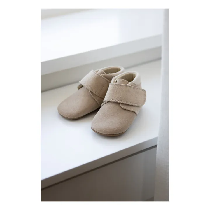Pom pom Chaussons Scratchs Beginners | Doré