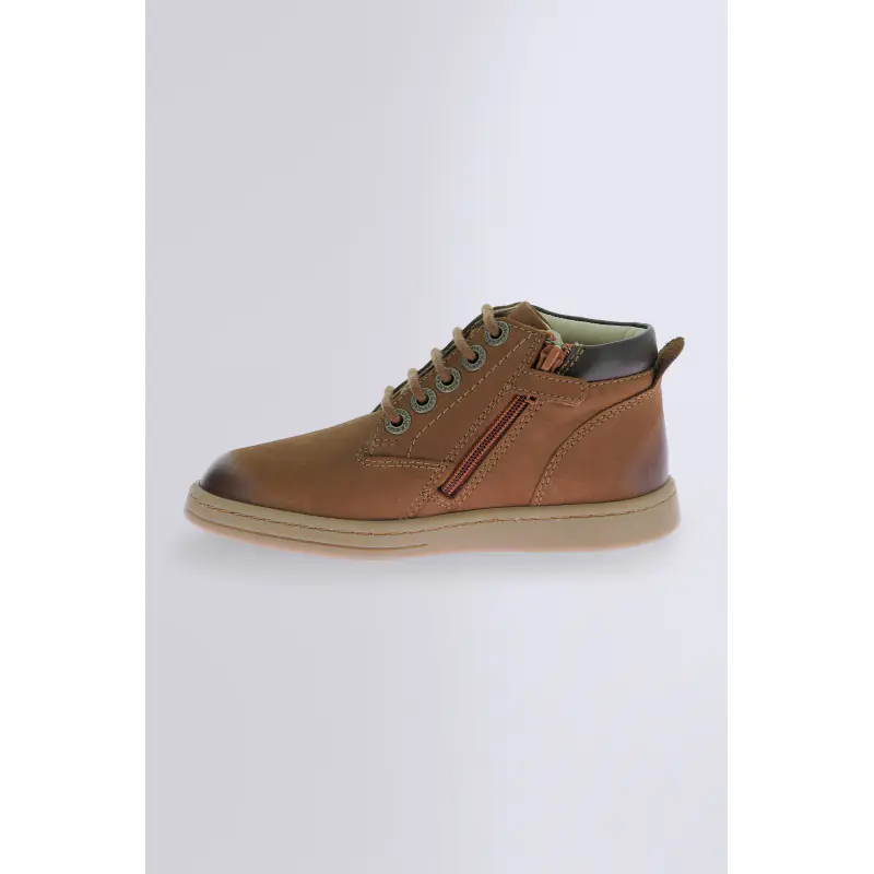 TACKLAND MARRON CLAIR BOTTINES Cuir Mixte