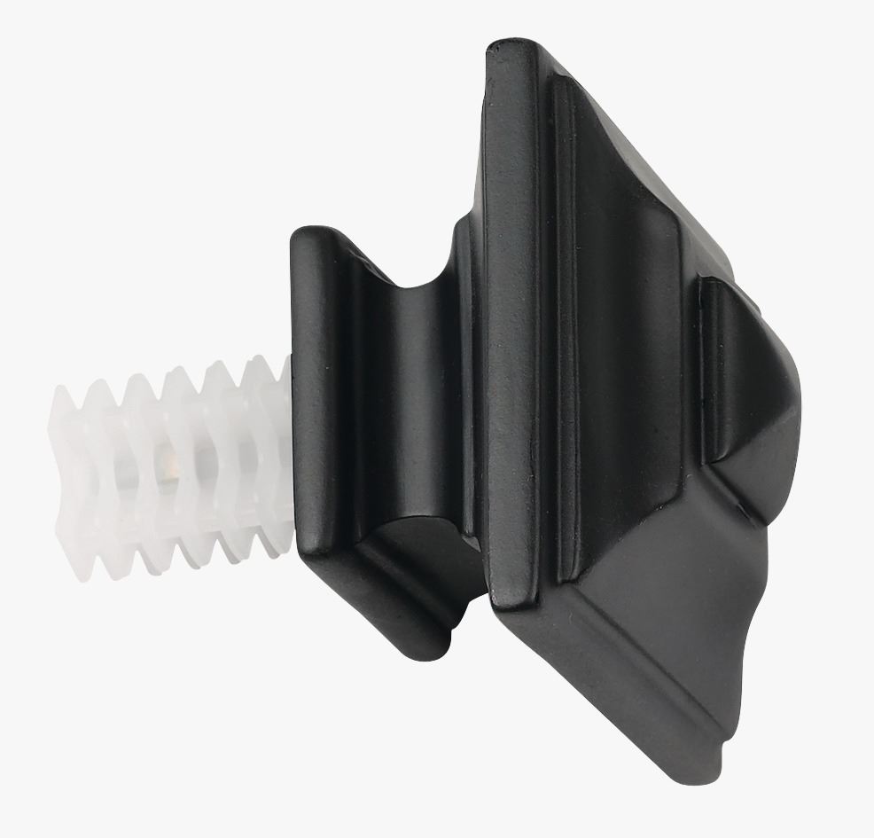 Endestykke 2pk svart - 22/25 mm