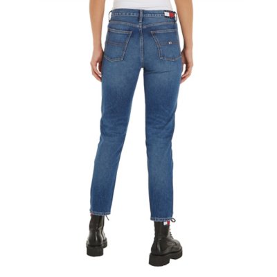 Jean femme Izzie Sl Ank Flag Ah6037 TOMMY HILFIGER