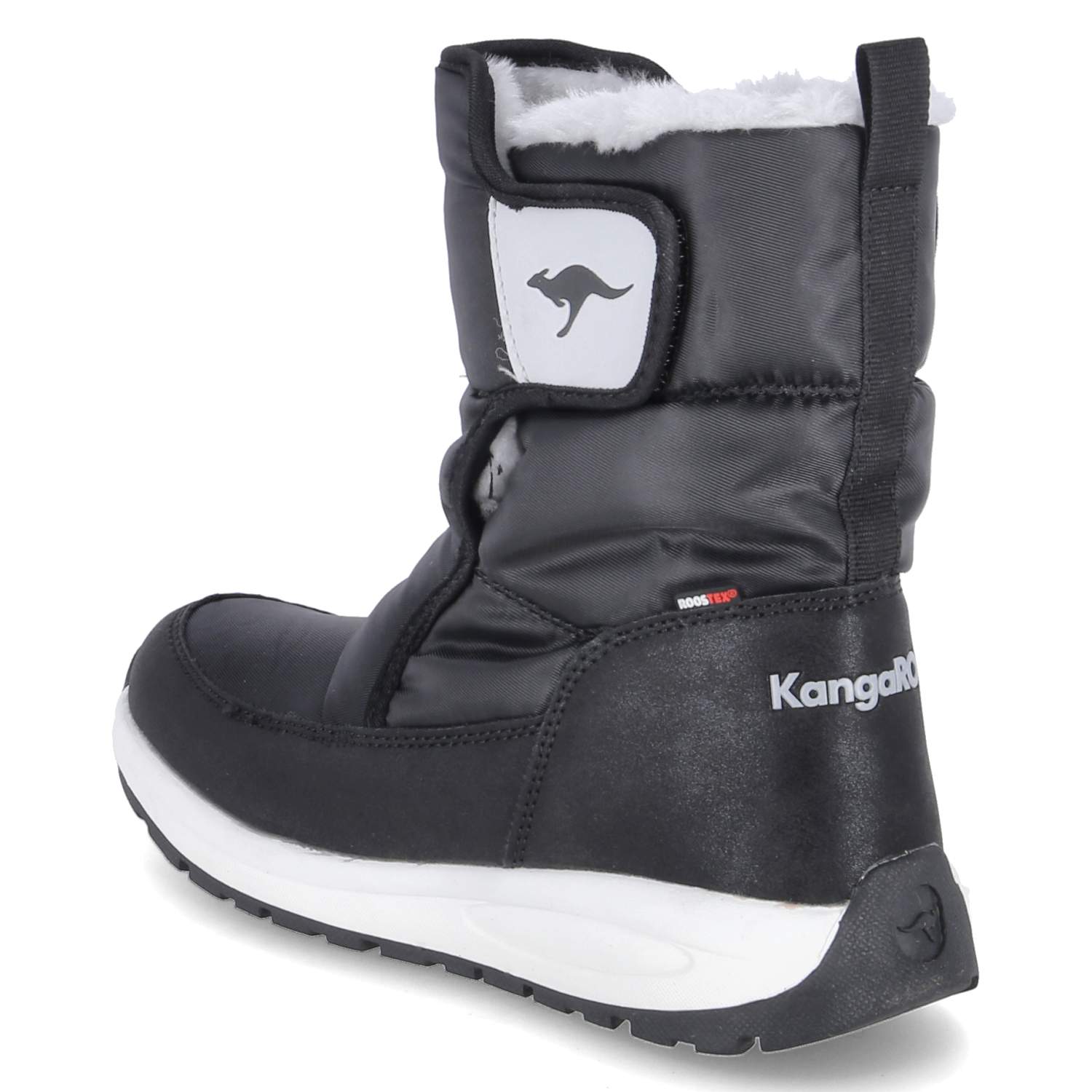 Kangaroos Snowboots K-PE BELLE RTX - jet black/vapor grey