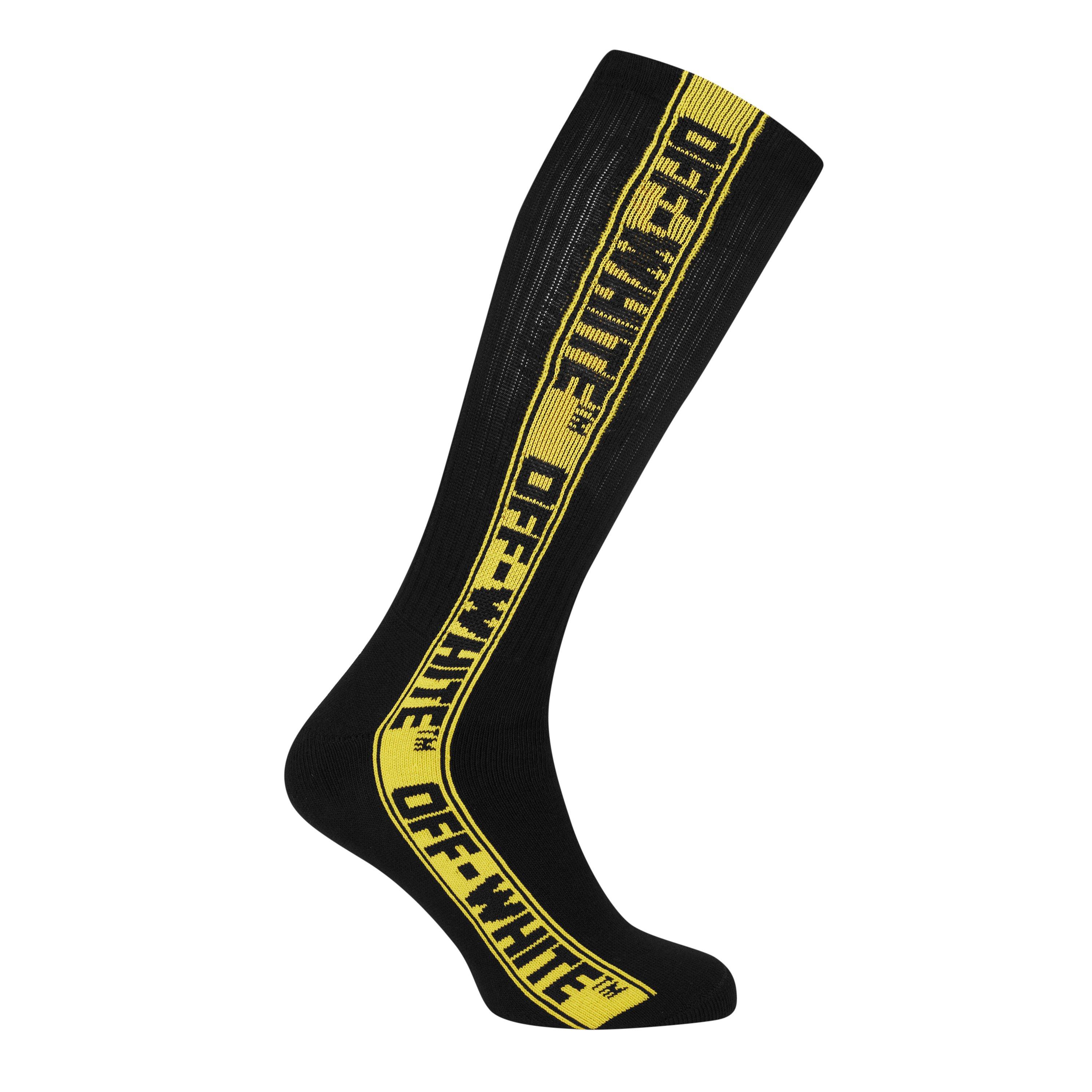 Off White Industrial Belt Stripe Socks
