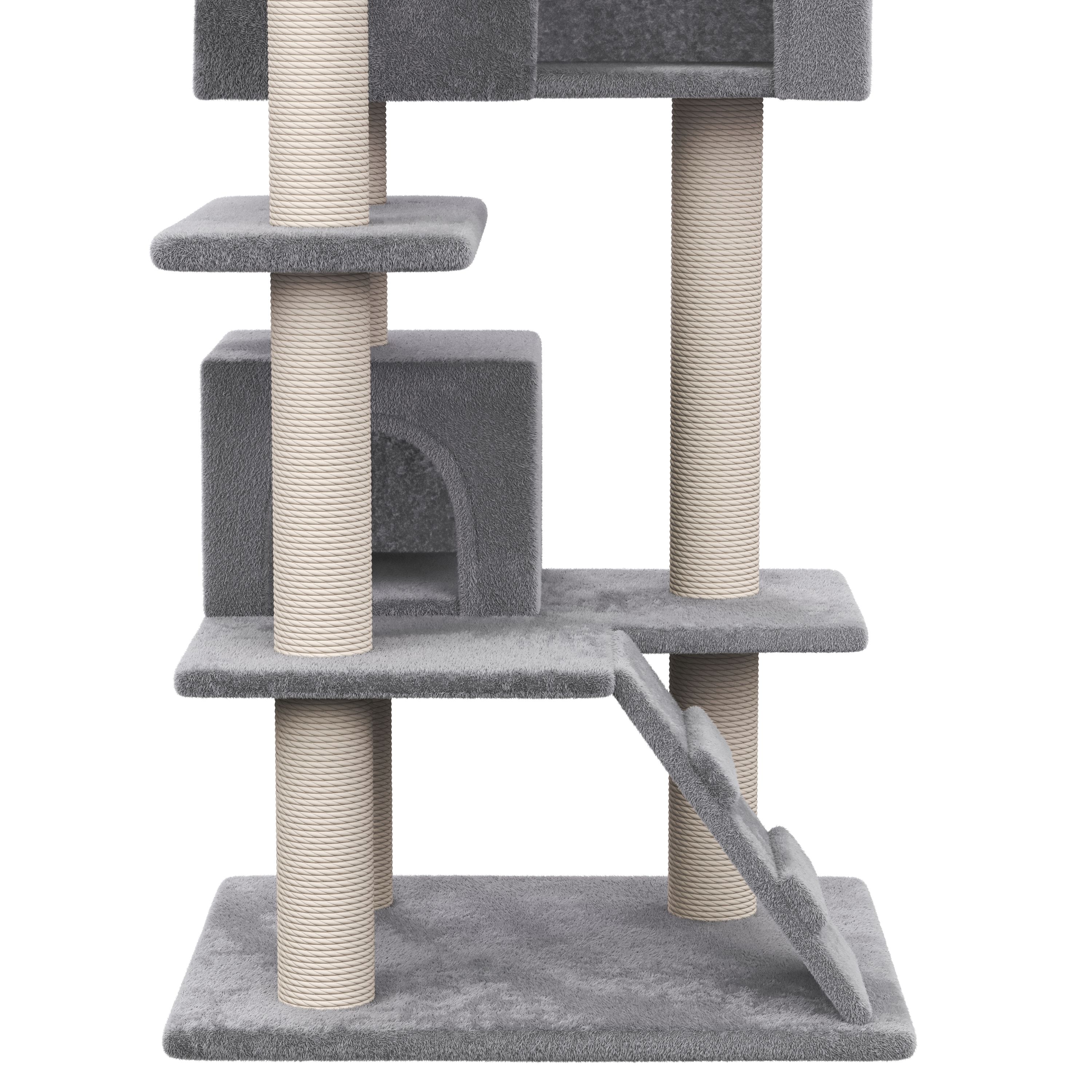 Katzenbaum NELLY 131 cm grau