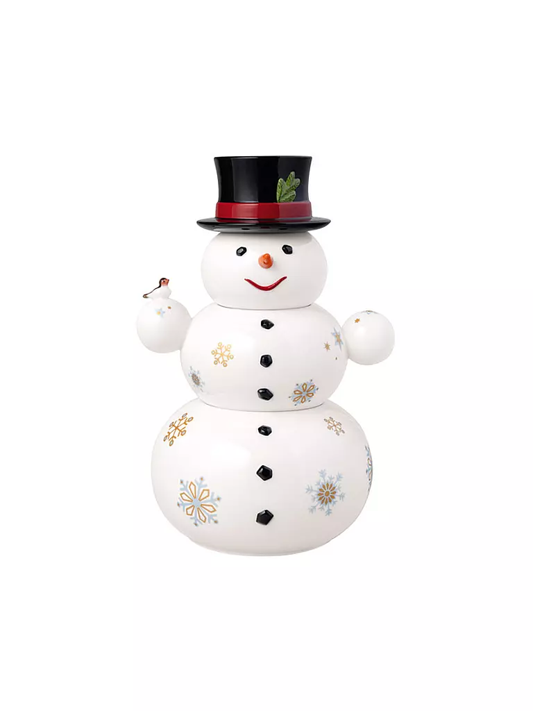 VILLEROY & BOCH Weihnachtsdose 31cm SCHNEEMANN  bunt