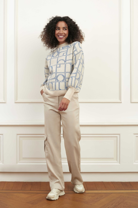 Lofty Manner beige dames trui