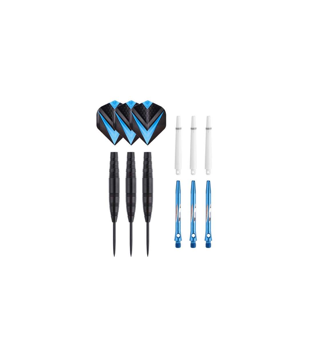 Jeu de 3 fléchettes professionnelles à pointe en acier 23 gr Cupra