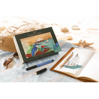 FABER-CASTELL Feutre PITT artist pen, set de 12 Sydney