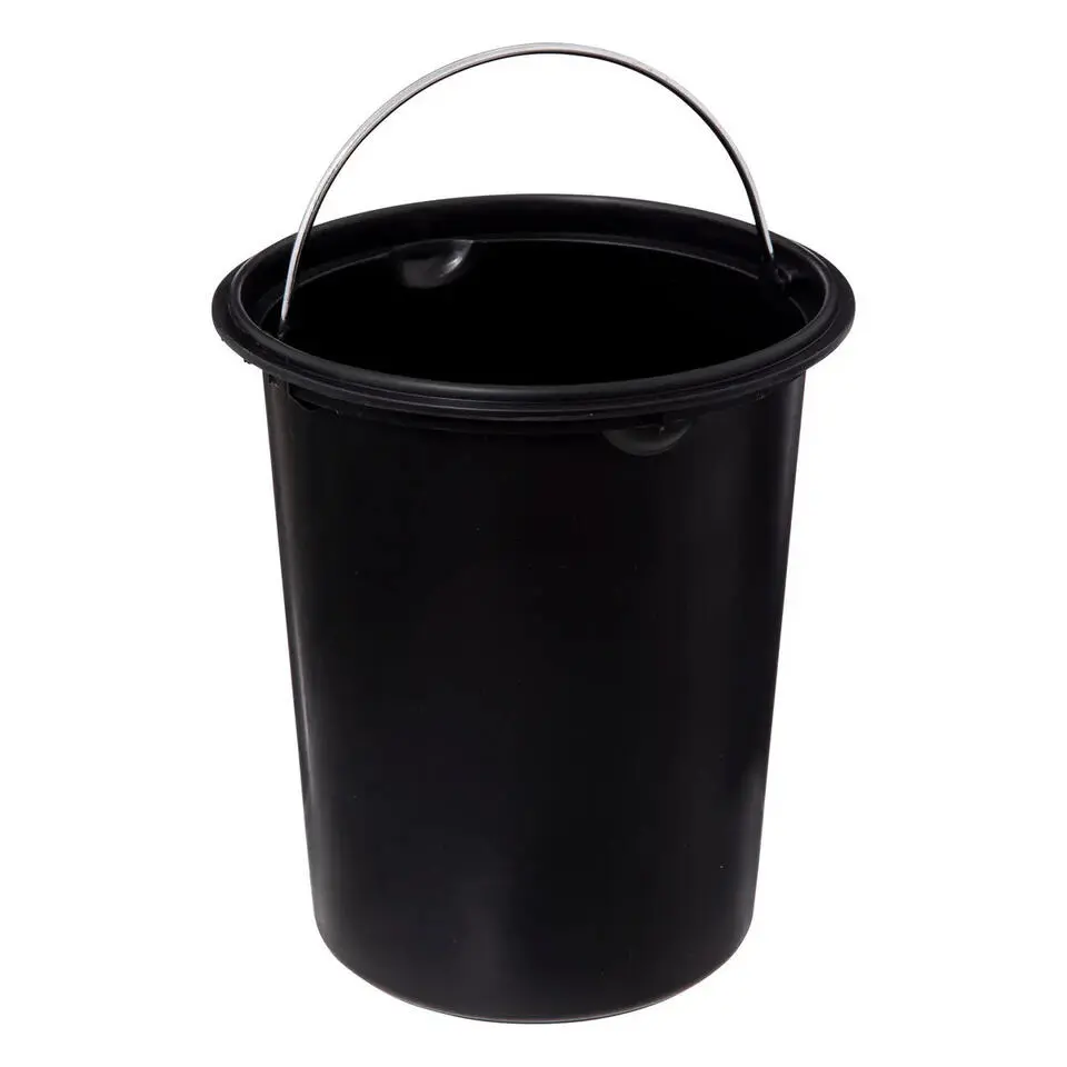 5Five Pedaalemmer Mystic - wit/grijs - 3L - metaal - 17 x 23 cm
