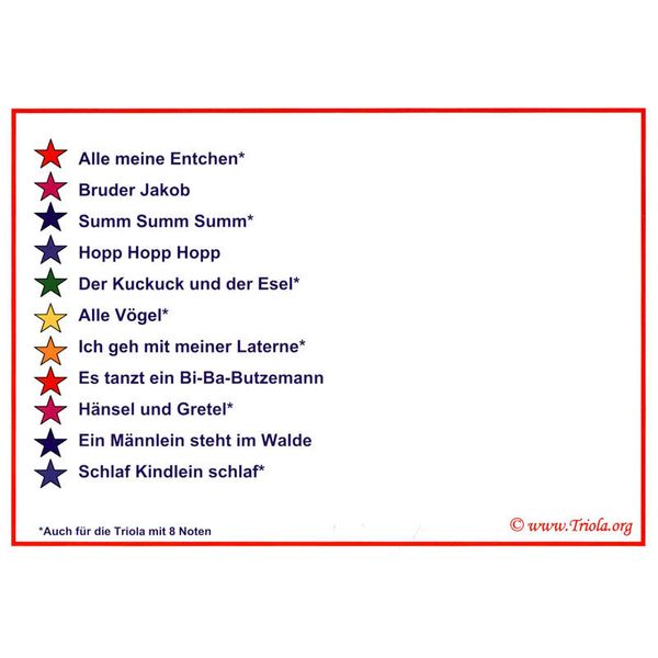 C.A. Seydel Söhne Triola Songs 1
