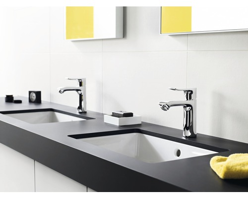 hansgrohe Metris 31080000 chroom wastafelmengkraan inclusief afvoergarnituur