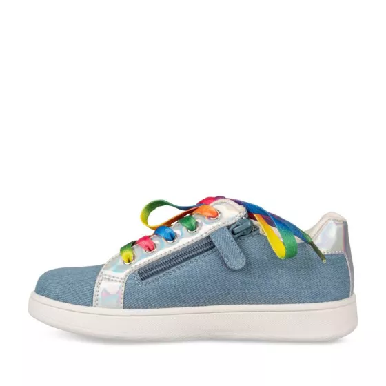 Baskets BLEU LOVELY SKULL