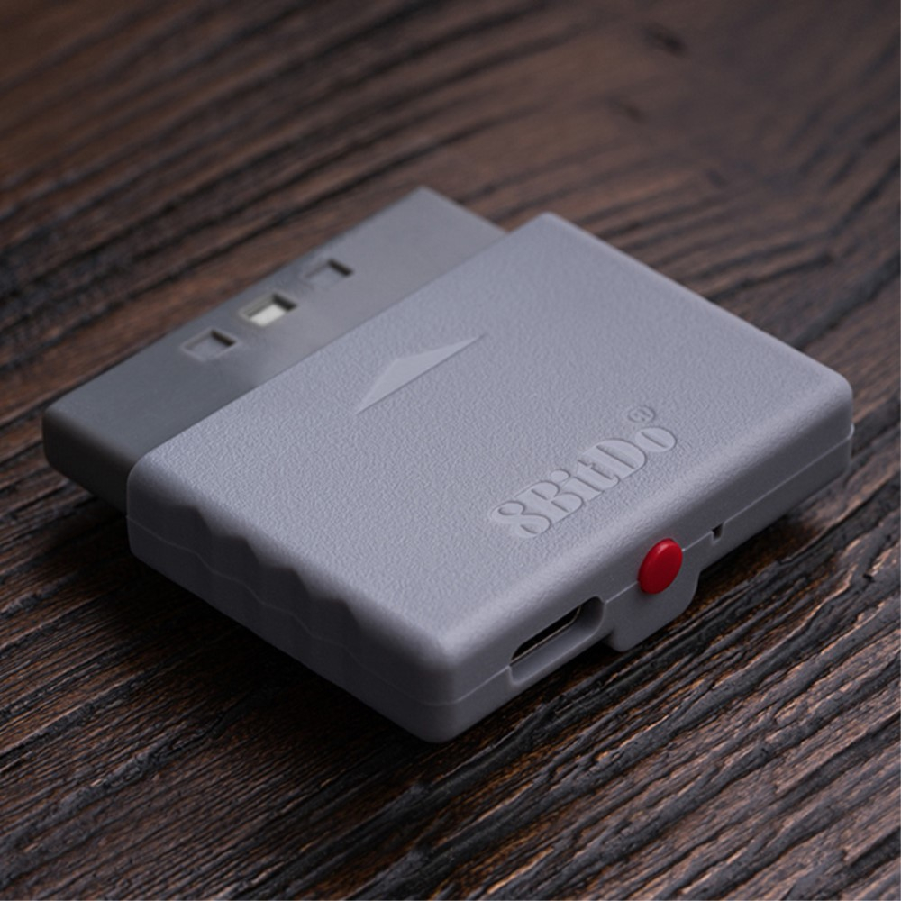 Wireless Retro Receiver Bluetooth Game Controller Adapter für Sony Playstation PS2 / PS1 - Grau