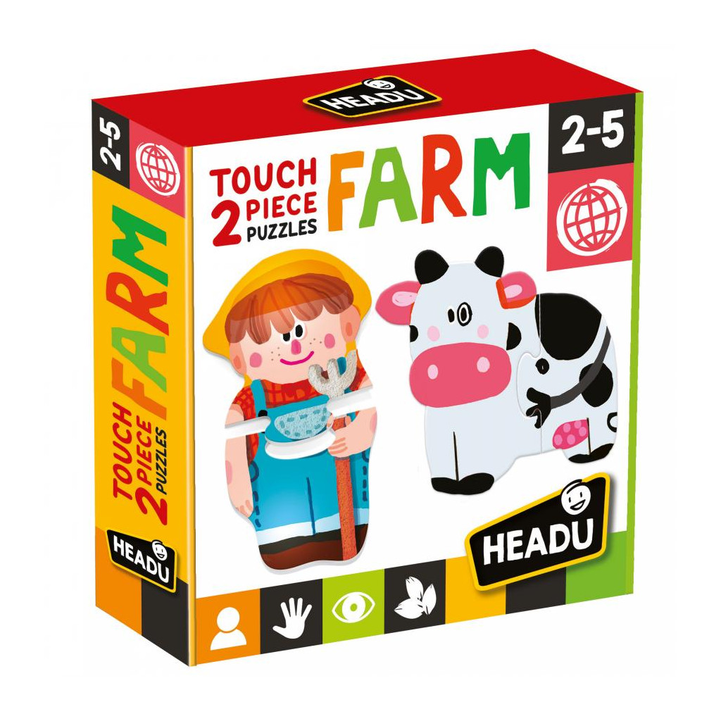 2 pieces Puzzle Touch Farm